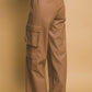 Delilah PU Leather Cargo Pants