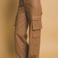 Delilah PU Leather Cargo Pants