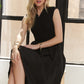 V-Neck Cap Sleeve Dress