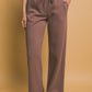 Drawstring Wide Leg Sweatpants with Pockets