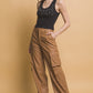 Delilah PU Leather Cargo Pants