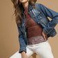 Luxe Nylon Lace Mesh Long Sleeve Top