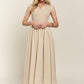 V-Neck Cap Sleeve Dress