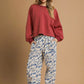 Apres All Day Scenic Print Casual Sweatpants