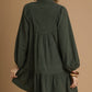 Jackie Corduroy Tiered Babydoll Dress