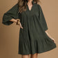 Jackie Corduroy Tiered Babydoll Dress