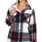 Keep Me Warm Oversized Plaid Fleece Shacket