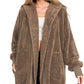 Cozy Hooded Faux Fur Jacket with Pockets