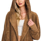 Cozy Hooded Faux Fur Jacket with Pockets