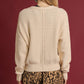 Emma Chunky Cable Knit V-Neck Button-Up Cardigan