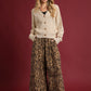 Emma Chunky Cable Knit V-Neck Button-Up Cardigan