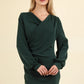 Ruched Detail Bodycon Mini Dress