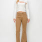 Flora Bailey Full Size High Waist Side Slit Flare Jeans
