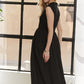 V-Neck Cap Sleeve Dress