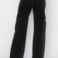 Macy Risen Full Size High Rise Wide Leg Cargo Jeans